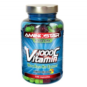 AMINOSTAR - Vitamín C 1000 s extraktom šípok 100kps