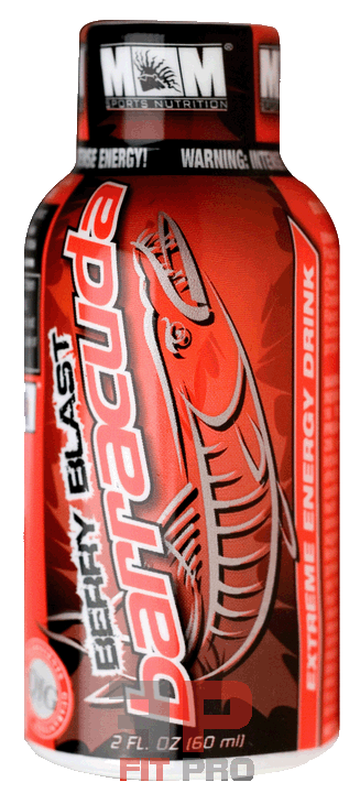 MAX MUSCLE - BARRACUDA EXTREME ENERGY DRINK, 60 ml SHOT