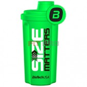 Shaker BioTech USA Neon zelený "Size Matters" 700ml - Profi šejker 700ml neónový zelený s mriežkou, v ktorom sa perfektne rozmieša každý proteínový či sacharidový nápoj.