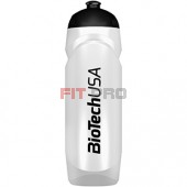 Športová fľaša biela BioTech USA 750ml - nová športová fľaša 750 ml so závitom, gumeným športovým uzáverom a logom BioTech USA.