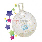 Skákadlo Hop Fantasy 45cm priehľadné