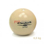 Medicinbal Thera-Band Soft Weights 0,5 kg béžový - polkilový medicinbal - Rehabilitácia, nácvik koordinácie, tréning výdrže a svalovej sily pre dospelých aj deti.