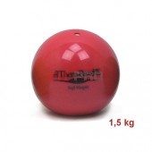 Medicinbal Thera-Band Soft Weights 1,5 kg červený - jeden a pol kilový medicinbal - Rehabilitácia, nácvik koordinácie, tréning výdrže a svalovej sily pre dospelých aj deti.