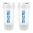 Shaker Traveller Scitec Nutrition biely priesvitný 500ml - vysokokvalitný šejker Scitec Traveller 500ml s mriežkou a oddeleným priečinkom na kapsuly, tablety či prášok, v ktorom sa perfektne rozmieša každý proteínový či sacharidový nápoj.