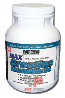 MAX MUSCLE - MAX CREATINE MONOHYDRATE, 1000g