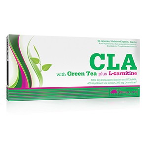 Olimp - CLA + Zelený čaj + L-carnitine 60kps - nestimulačný spaľovač tukov