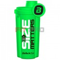 Shaker BioTech USA Neon zelený "Size Matters" 700ml