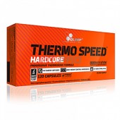Olimp - Thermo Speed Hardcore 120 kps - spaľovač tukov s najpokročilejším zložením látok od Olimp, ktoré podporujú kontrolu telesnej hmotnosti.