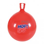 Skákadlo Hop 55cm červené - dynamická hračka, ktorá podporuje koordináciu a rovnováhu detí tým, že spája zábavu a zdravú pohybovú aktivitu.