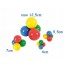 Loptička Freeball 5,5cm - malé loptičky na hranie, ktoré sa ľahko držia. Dostupné v 4 veľkostiach a 4 farbách. Rehabilitační odborníci odporúčajú cvičenia s malými loptičkami pre správny vývoj jemnej motoriky ruky.